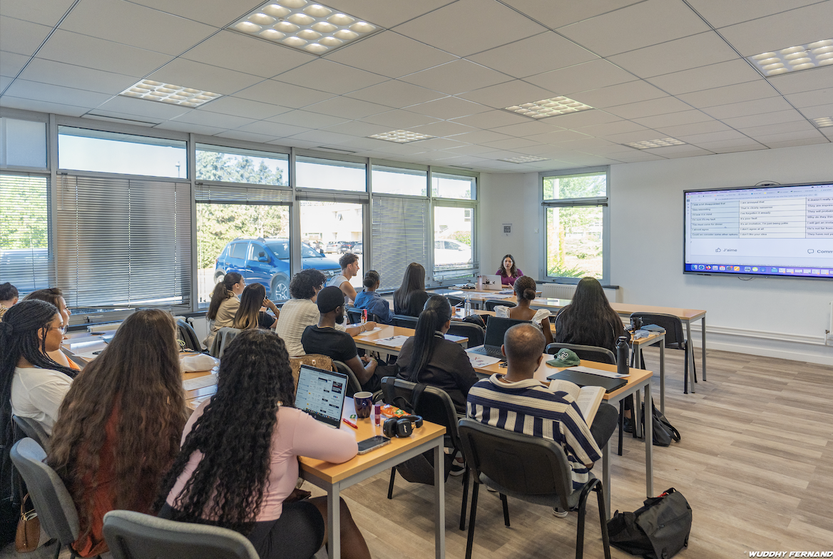 Salle de cours en formation